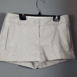 Express shorts Size: 2 Color; Silver